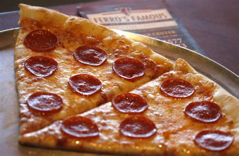 Ferros pizza - The "Anita". Spinach, tomato, ricotta, mozzarella, garlic and olive oil. The Nardina Caden's Pizza Pepperoni Pizza Half Cheese Half Eggplant Wednesday special 1 topping large pizza $10